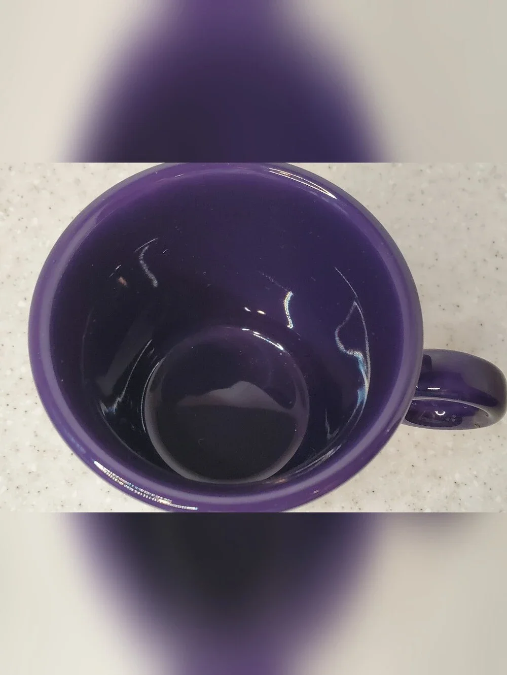 Fiesta HLC Plum Ring Handle Mug Retired Purple Coffee Cup USA Homer Laughlin 10